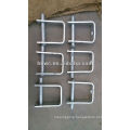 D iron bracket overhead line fitting